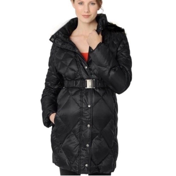 A Pea in the Pod PufferJacket Black Medium - Picture 2 of 12